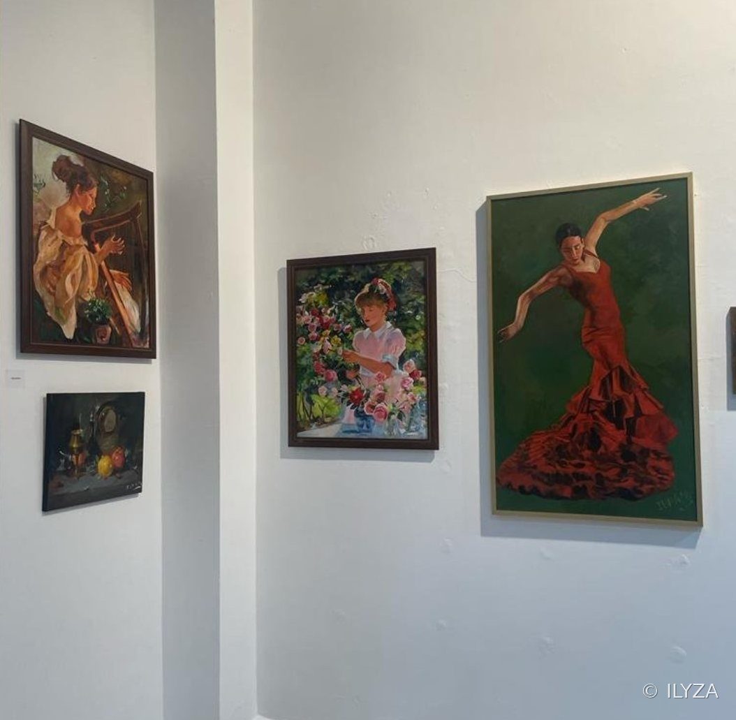 Mur d’exposition au Centre Culturel de Rabat